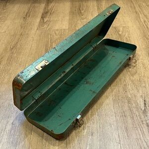 Vintage Metal Tool Box 16” Long